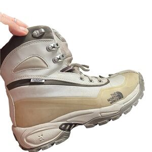 The North Face Tan and Gray Outdoor Boots